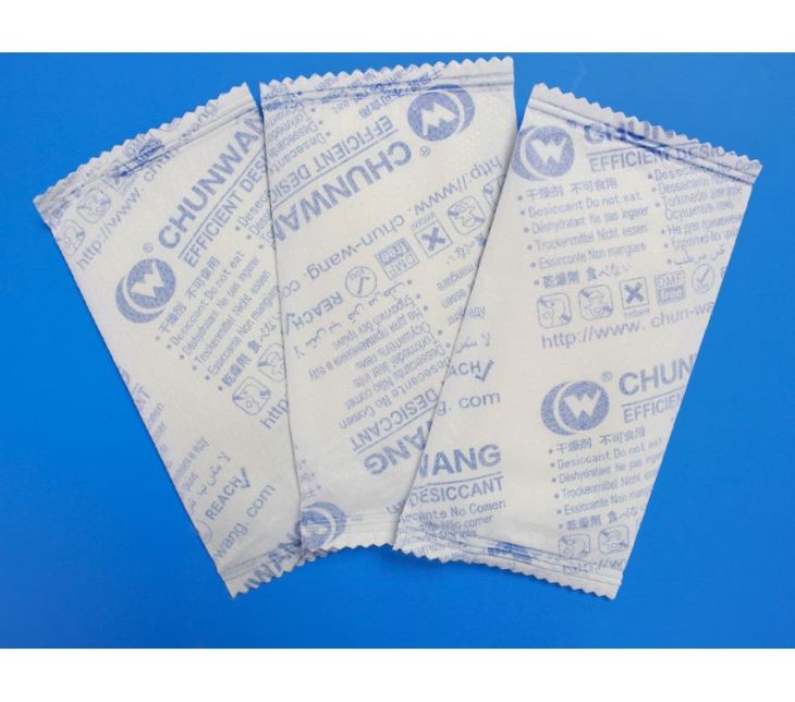 Eco-friendly 5g,10g Small Calcium Chloride Powder Desiccant Pack For Garment, Lamps, Leather Bag.