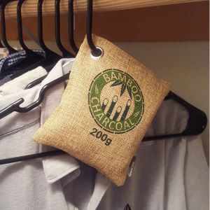 200 ग्रा बांस का कोयला गंध बैग को हटा दें