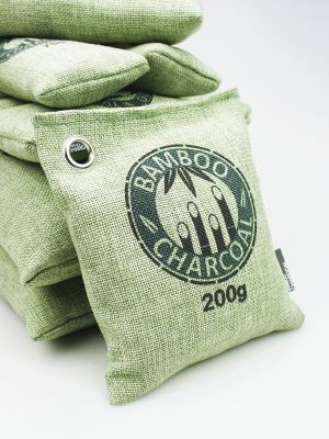 कच्चे माल सक्रिय बांस वायु शुद्धीकरण बैग