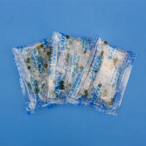 चिकनी वाटरप्रूफ फिल्म सिलिका जेल डेसिकेंट पाउच
