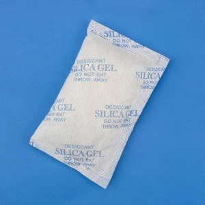 गोलाकार सफेद सिलिका जेल Desiccant Sachet